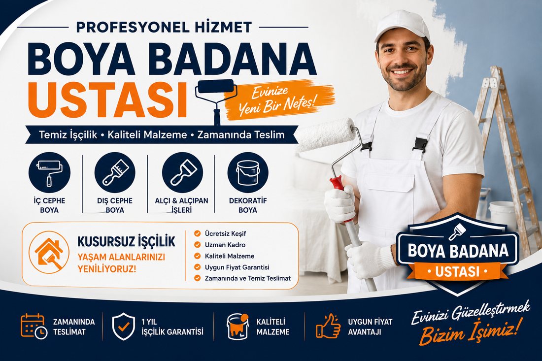 Şirince boya badana ustası – profesyonel boyacı